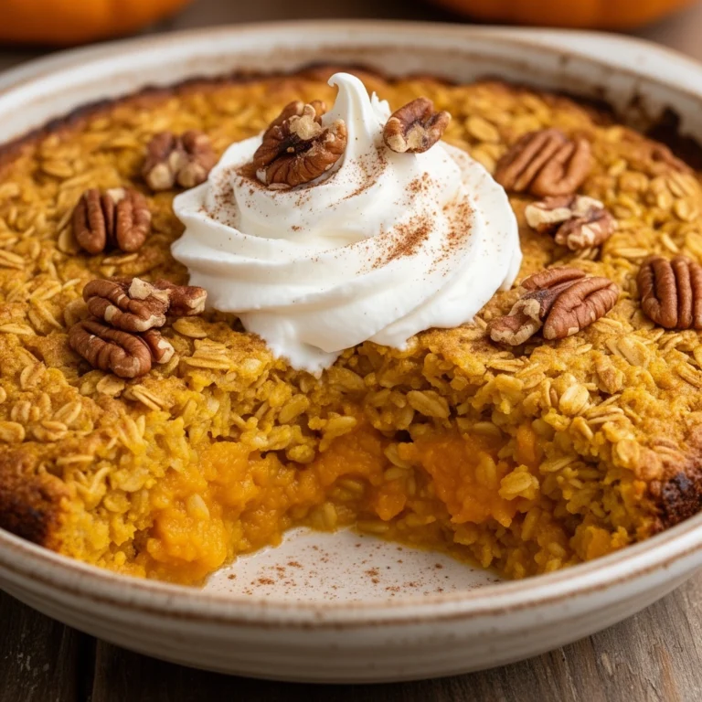 Pumpkin Baked Oatmeal