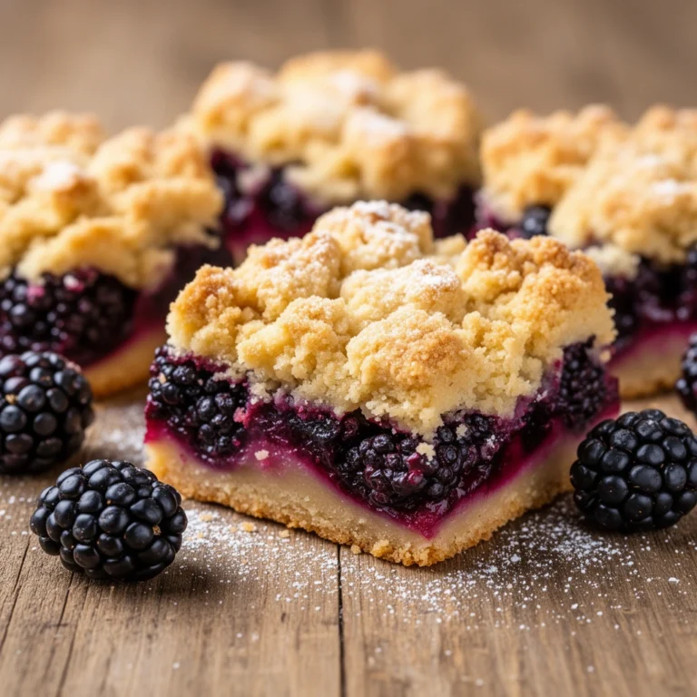 Blackberry Crumble Bars