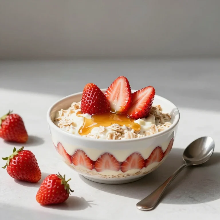 Strawberry Cheesecake Overnight Oats