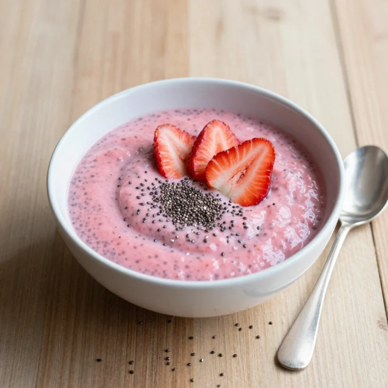 Strawberry Chia Seed Pudding