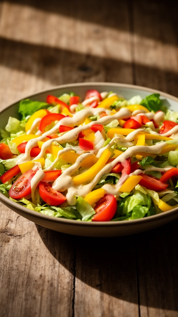 Taco Salad with Catalina Dressing