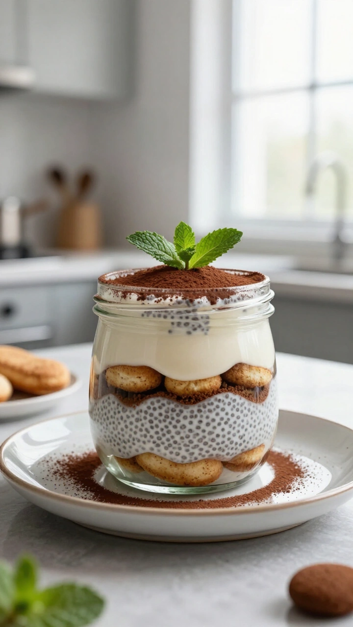 Tiramisu Chia Pudding