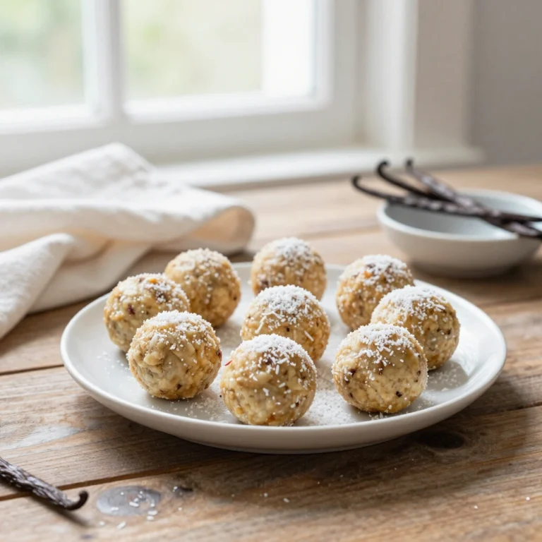 Easy Vanilla Protein Balls Recipe